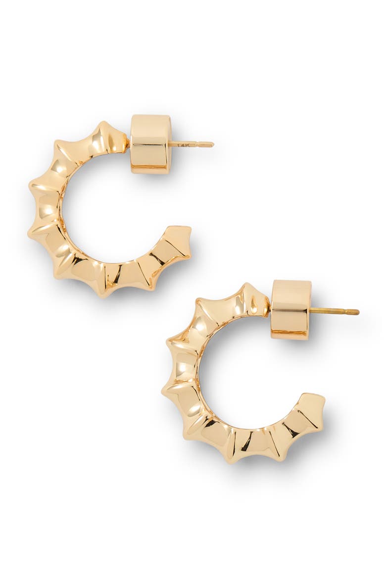 Murphy Mini Hoop Earrings, Alternate, color, YELLOW GOLD