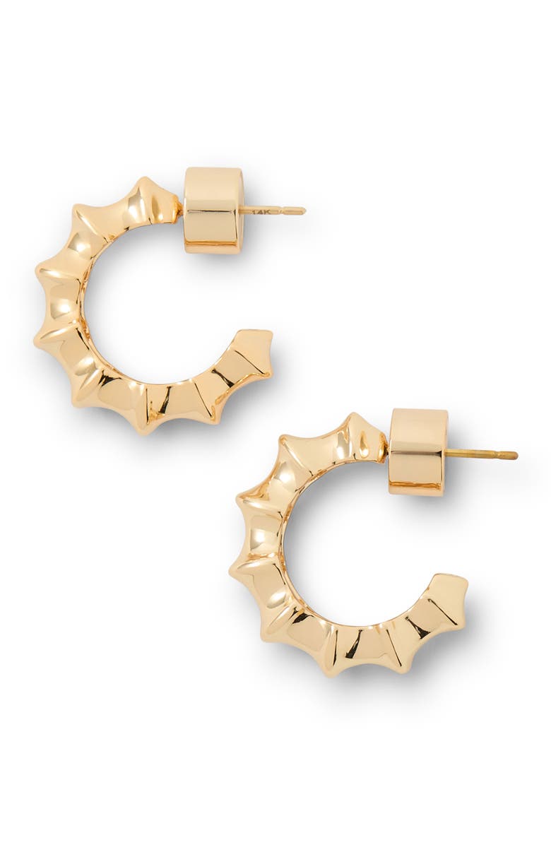 Jennifer Fisher Murphy Mini Hoop Earrings, Alternate, color, Yellow Gold