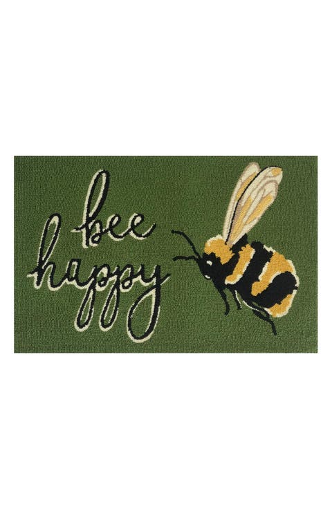 Bee Happy Tufted Doormat