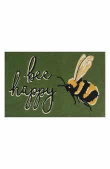 R16 HOME Bee Happy Tufted Doormat