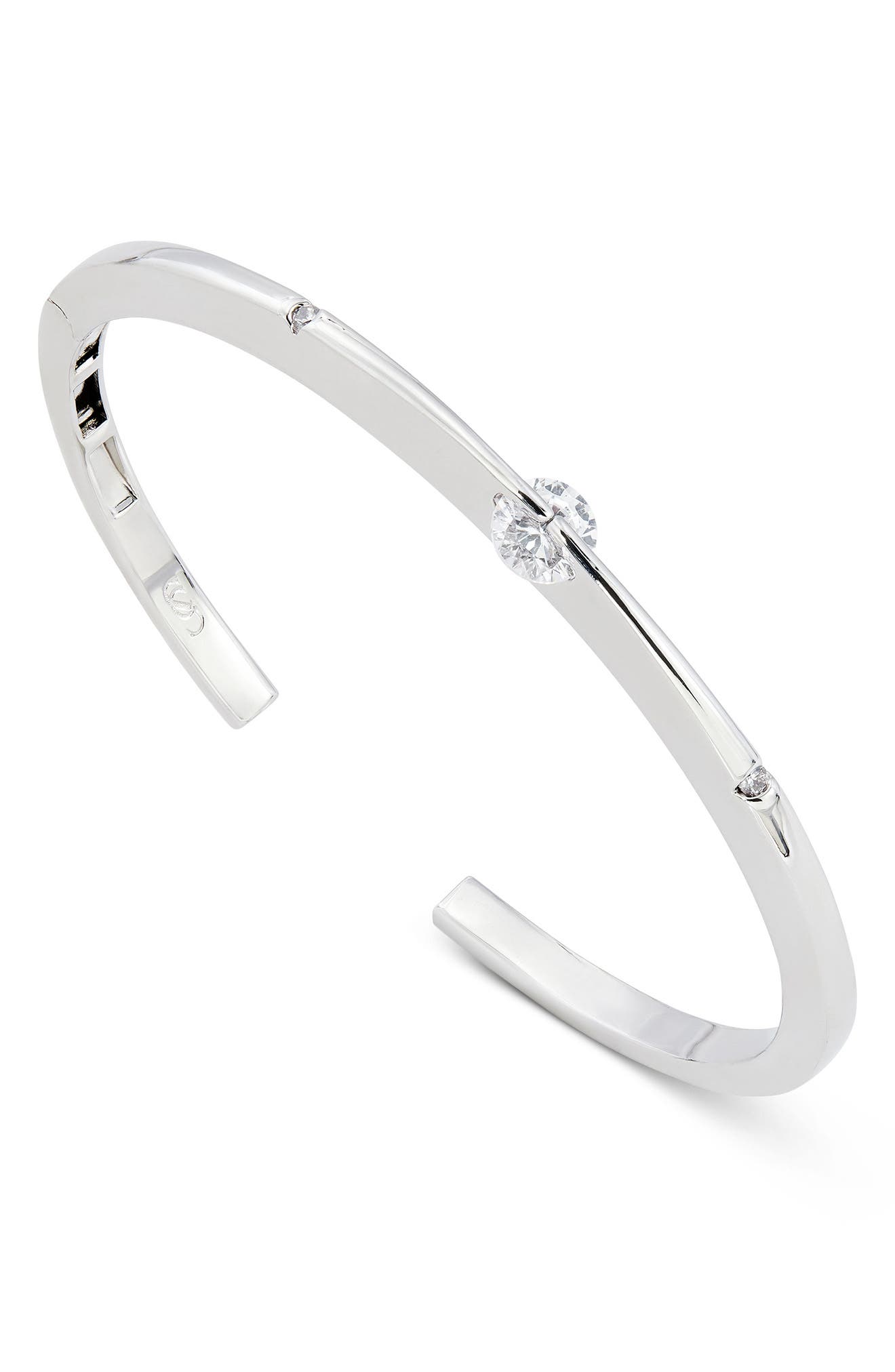Cubic Zirconia Cuff Bangle