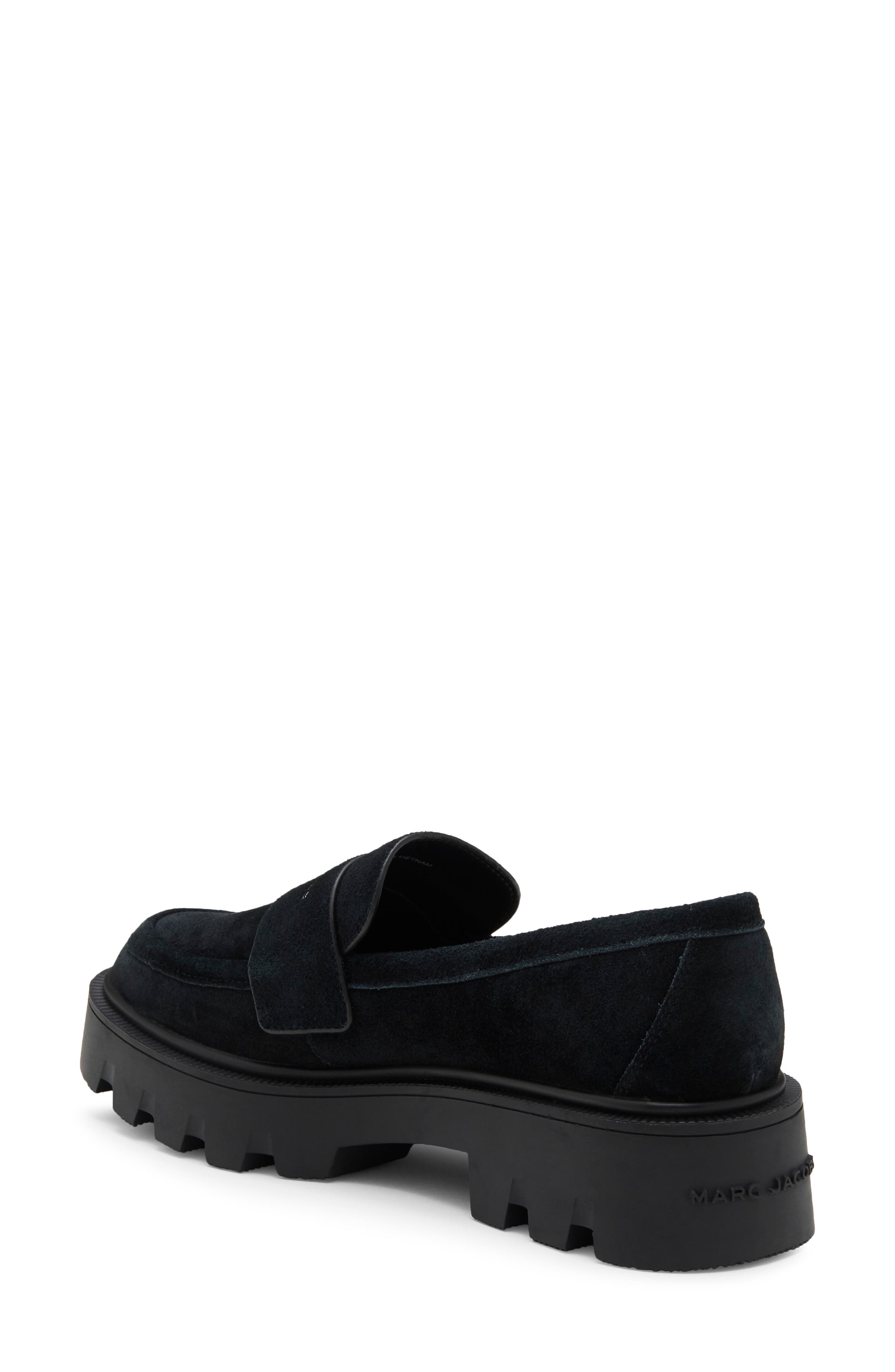 The Chunky Loafer, Alternate, color, BLACK