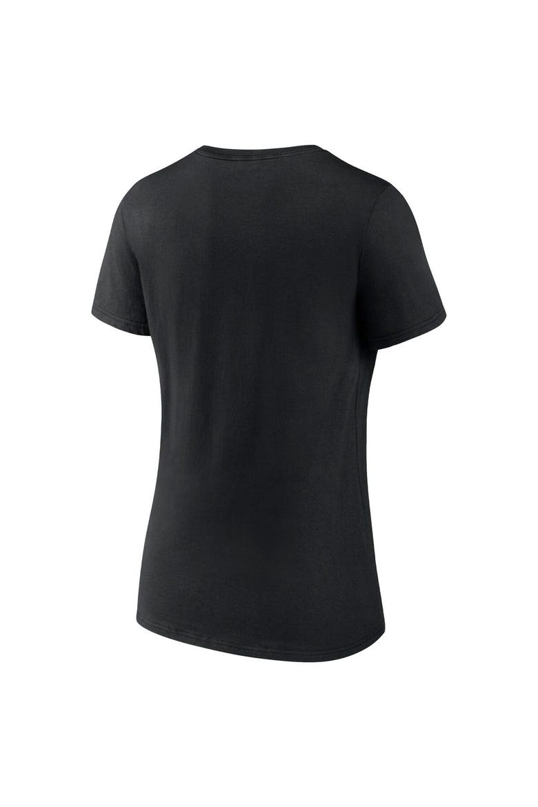 Women's Fanatics Branded Black San Diego Padres 2022 Division Series Winner Locker Room V-Neck T-Shirt, Alternate, color, Black