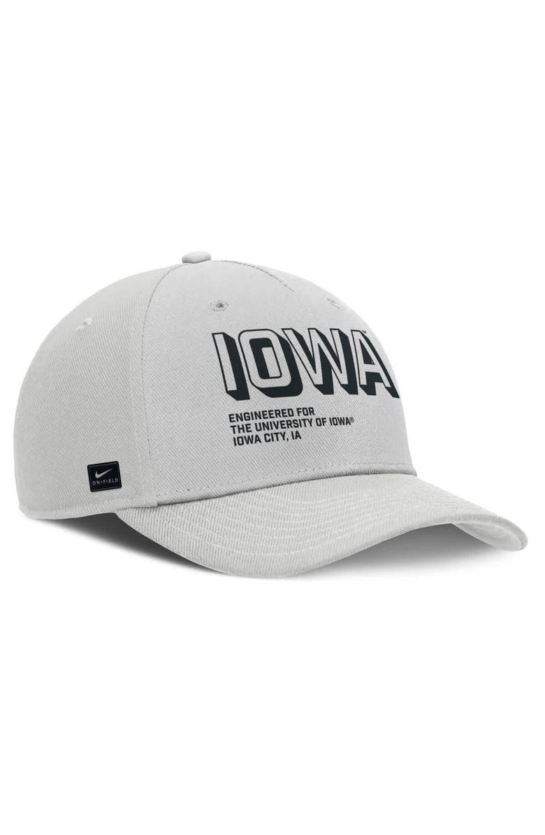 Nike Men's Nike Gray Iowa Hawkeyes 2025 Sideline Dust Pinched Rise Adjustable Hat, Alternate, color, Gray