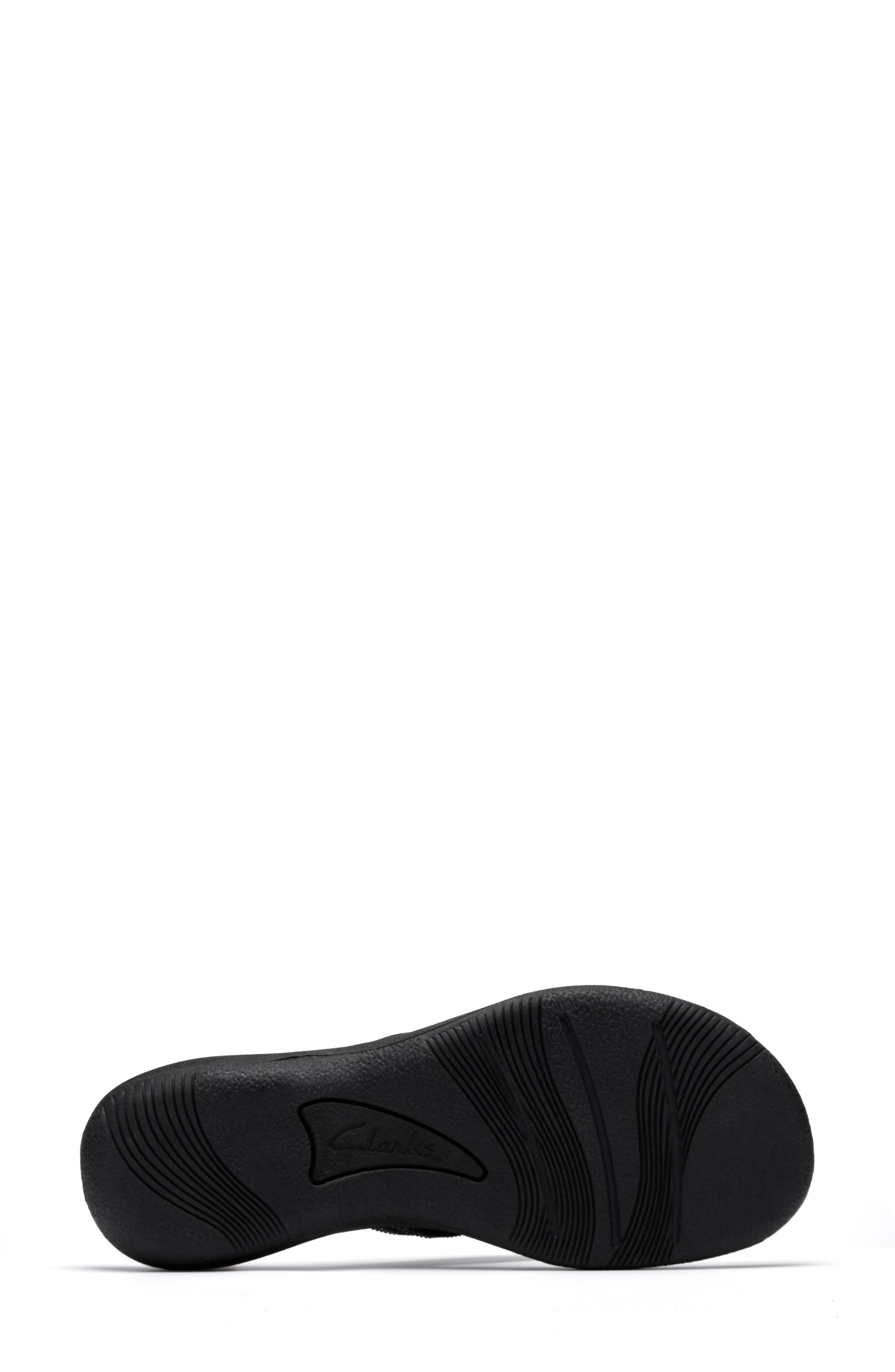 Clarks<sup>®</sup> Breeze Gem Crystal Embellished Flip Flop, Alternate, color, Black