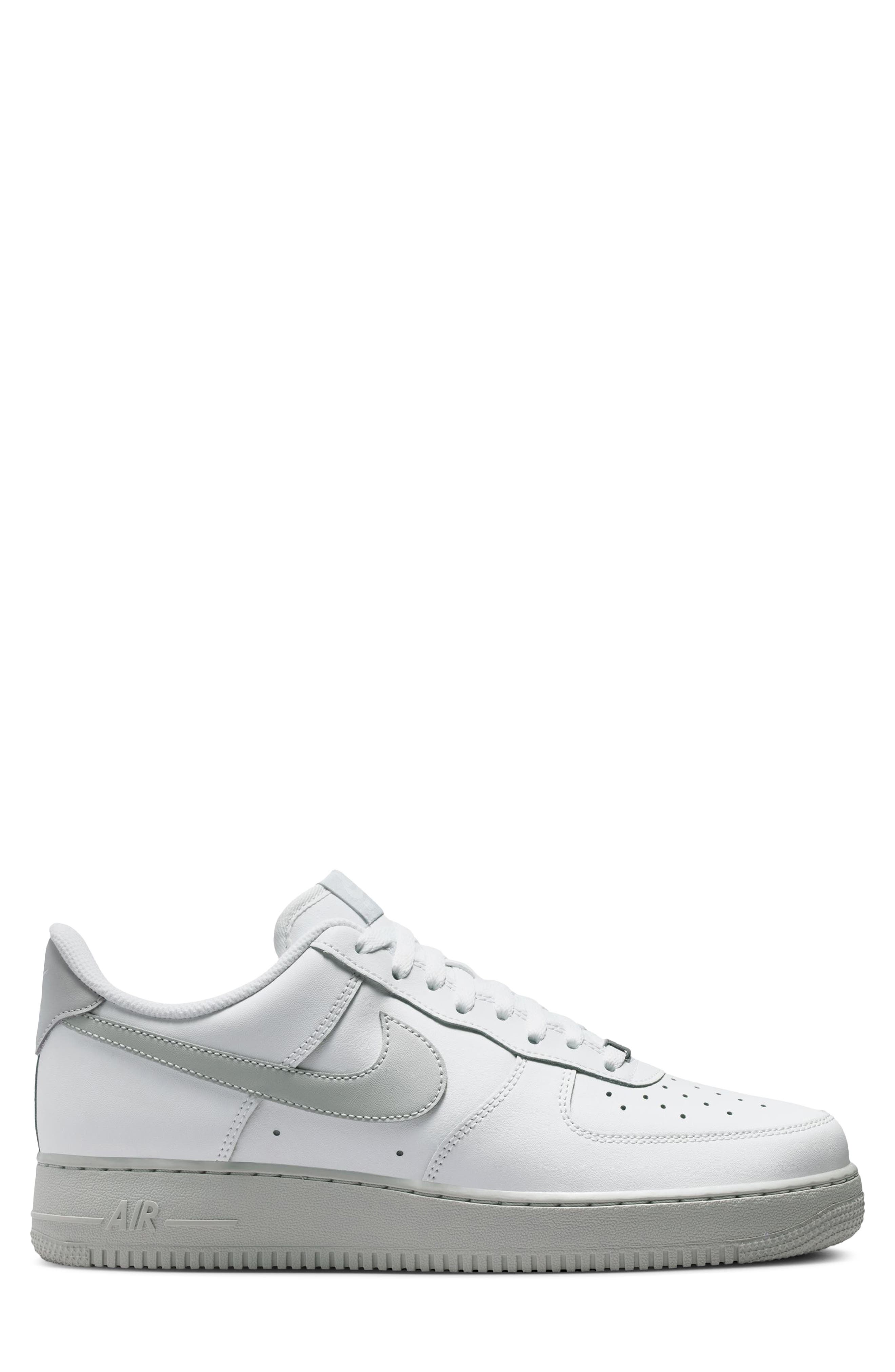 Air Force 1 '07 Basketball Sneaker, Alternate, color, SUMMIT WHITE/ STRATA GREY