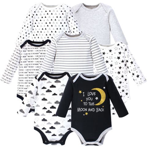 Cotton Long-Sleeve Bodysuits 7-Pack (Baby)