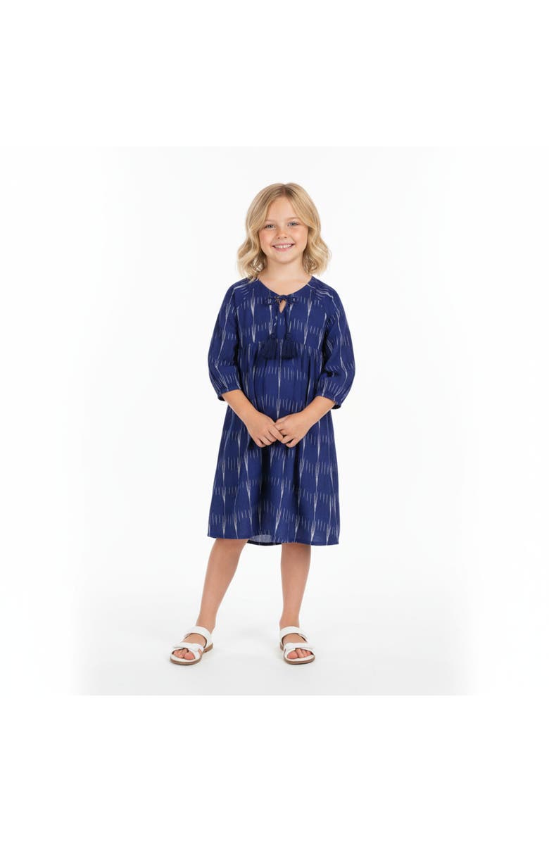 Mer St. Barth Sara Popover Dress, Alternate, color, Blue