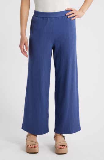 Jersey Ankle Wide Leg Pants