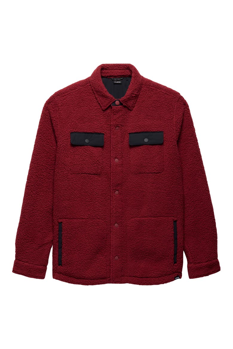 Encinitas Fleece Shirt Jacket, Alternate, color, RETROGRADE