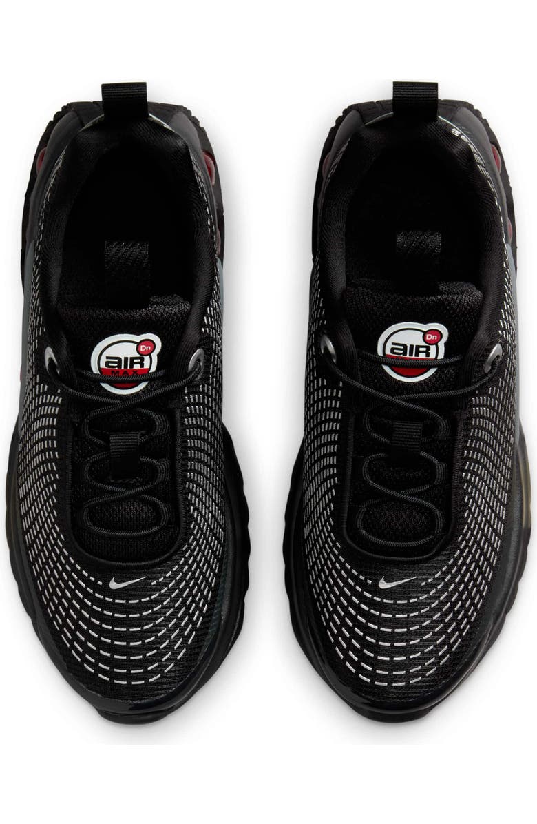 Nike Kids' Air Max Dn Sneaker, Alternate, color, Black/ Silver/ University Red