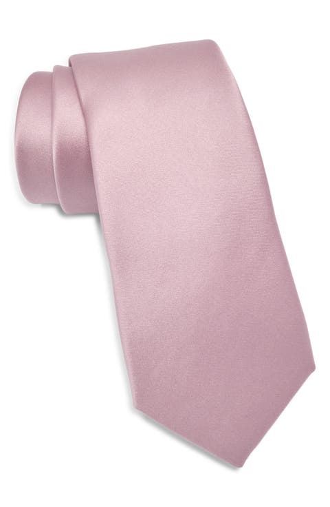Solid Satin Tie