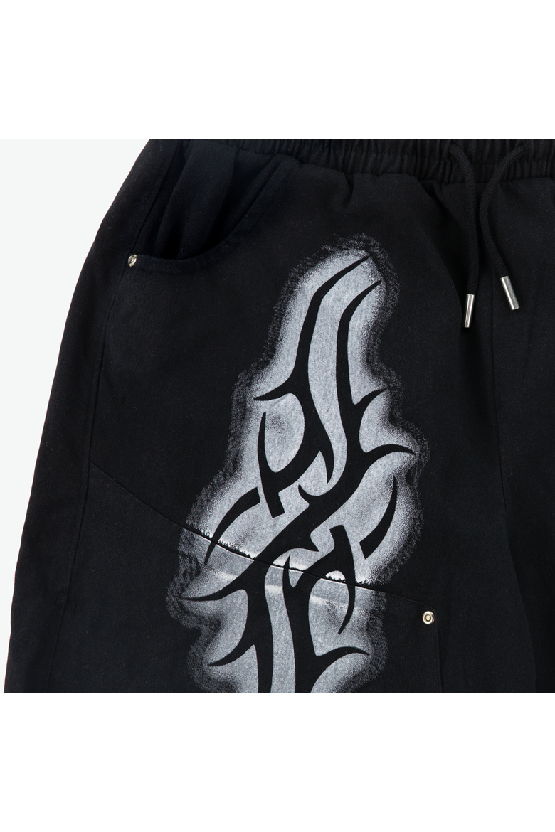 Valera Shorts, Alternate, color, Black/ Tribal
