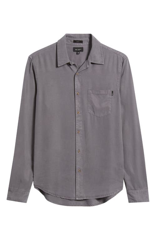 Ag Aiden Solid Lyocell Button-up Shirt
