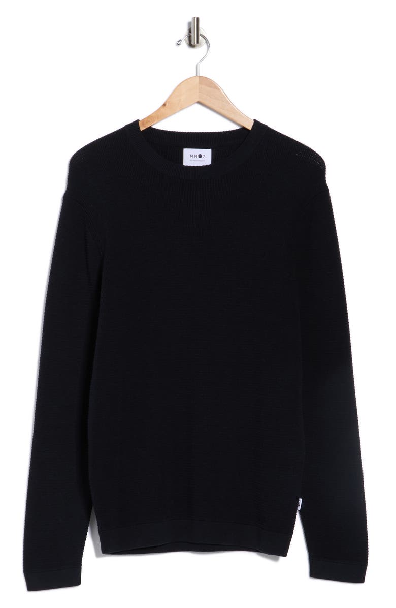 NN07 Julian Cotton Sweater, Alternate, color, Navy Blue