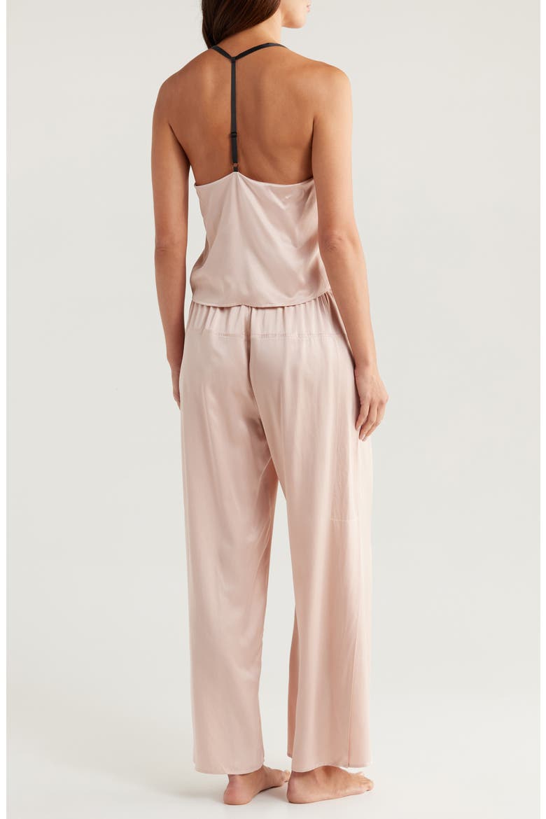 Washable Mulberry Silk Pajamas, Alternate, color, DELICATE PINK