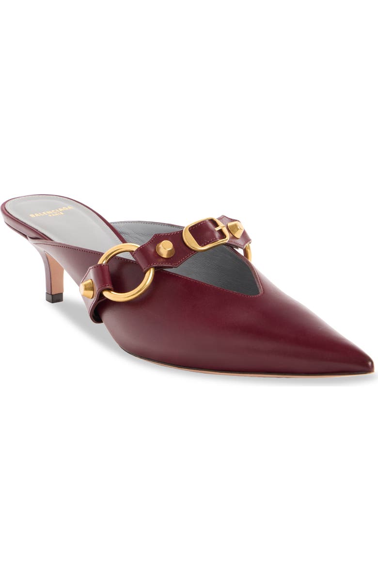 Balenciaga City Mule, Main, color, Bordeaux