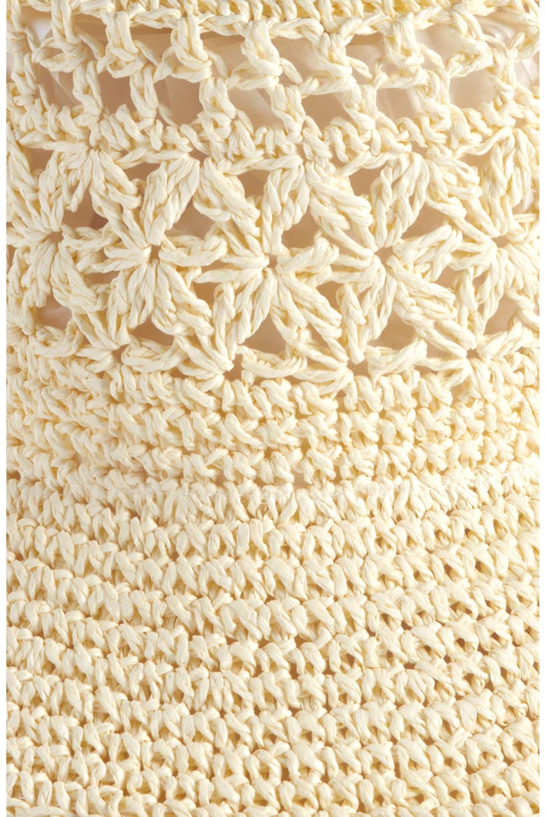 Crafted Weave Packable Bucket Hat, Alternate, color, IVORY