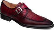Mezlan Leather Monk Strap Shoe