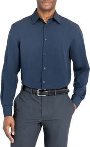 W.R.K Regular Fit Solid Performance Dress Shirt