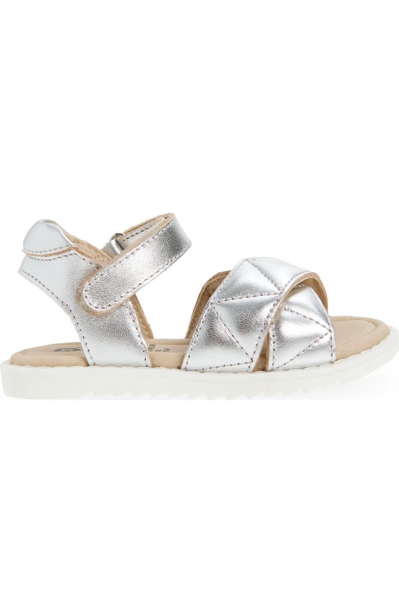 OLD SOLES Kids' 7043 Puff Pop Sandal, Alternate, color, Silver / Snow