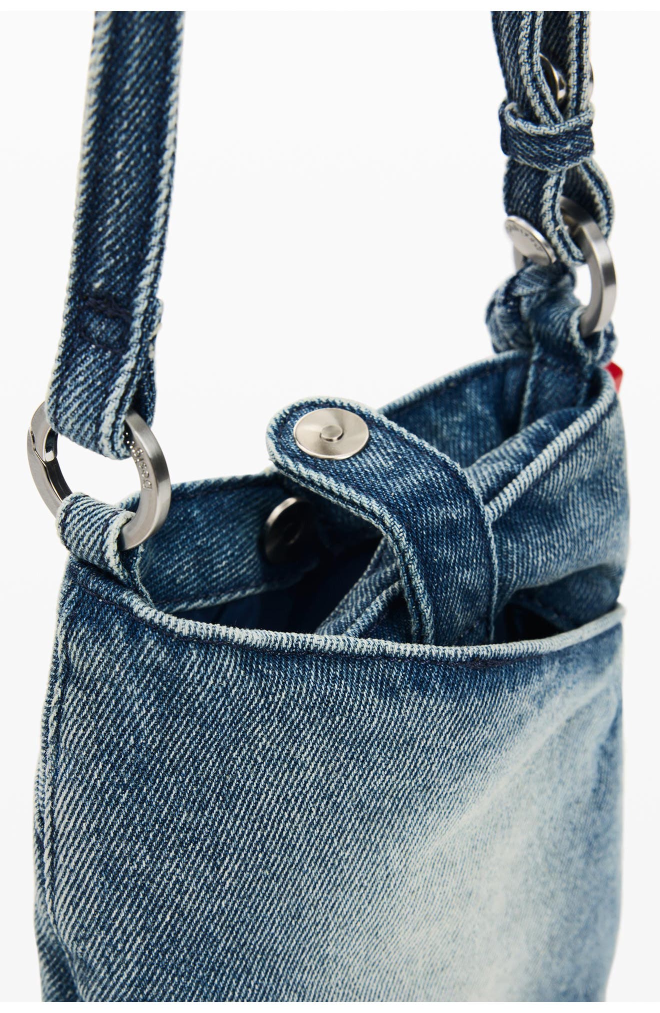 Desigual Denim Crossbody Bag, Alternate, color, 