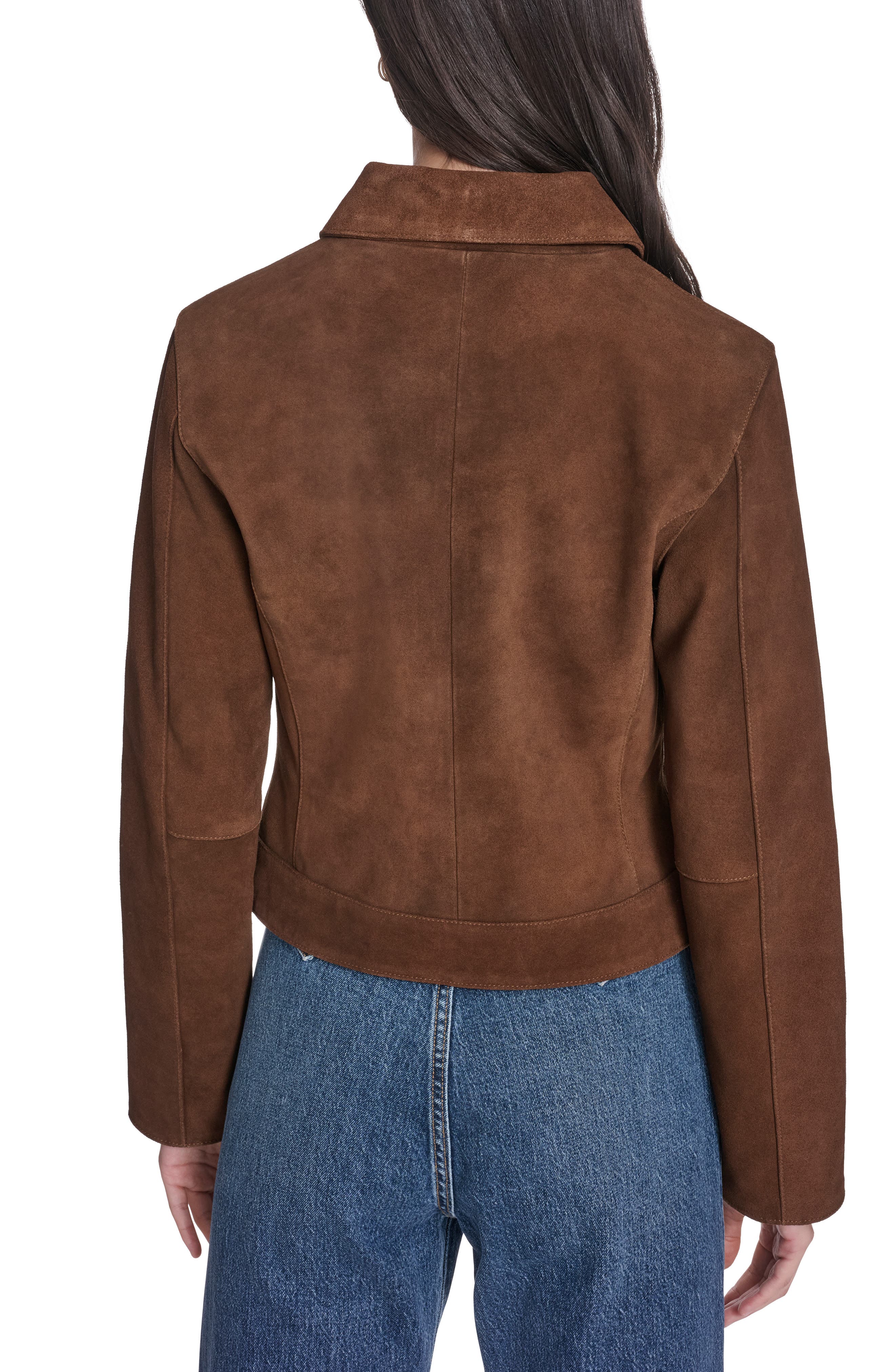 Leather Zip Jacket - image 4