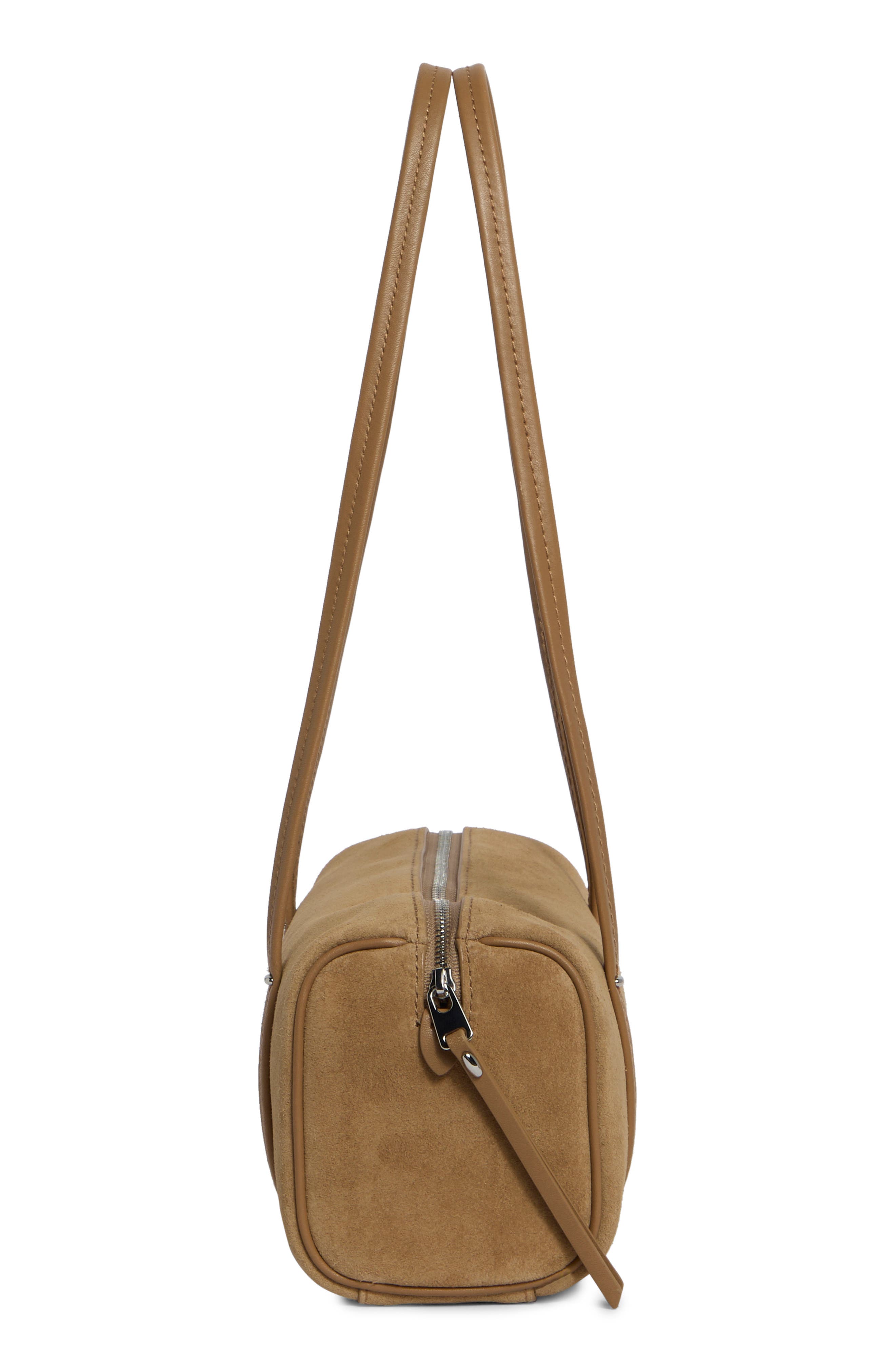 Modern Legacy Mini Leather Shoulder Bag, Alternate, color, WALNUT SHELL