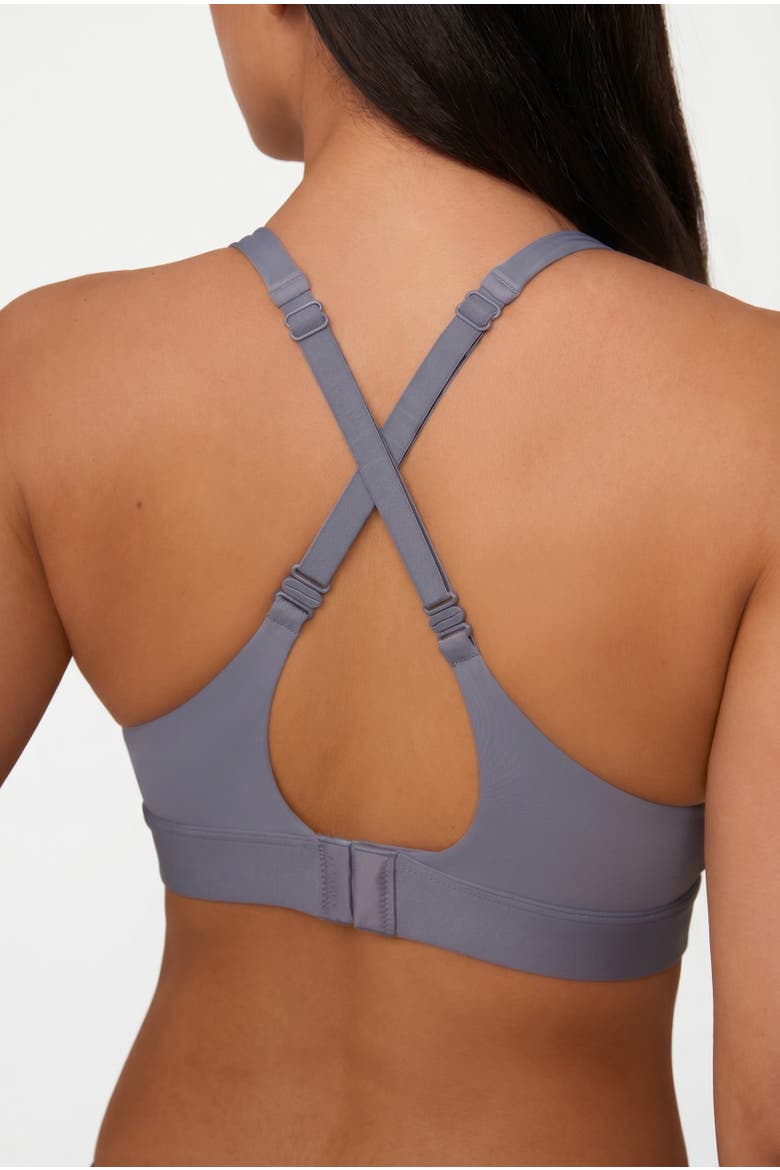 Bliss Plunge Adjustable Bralette, Alternate, color, Steel