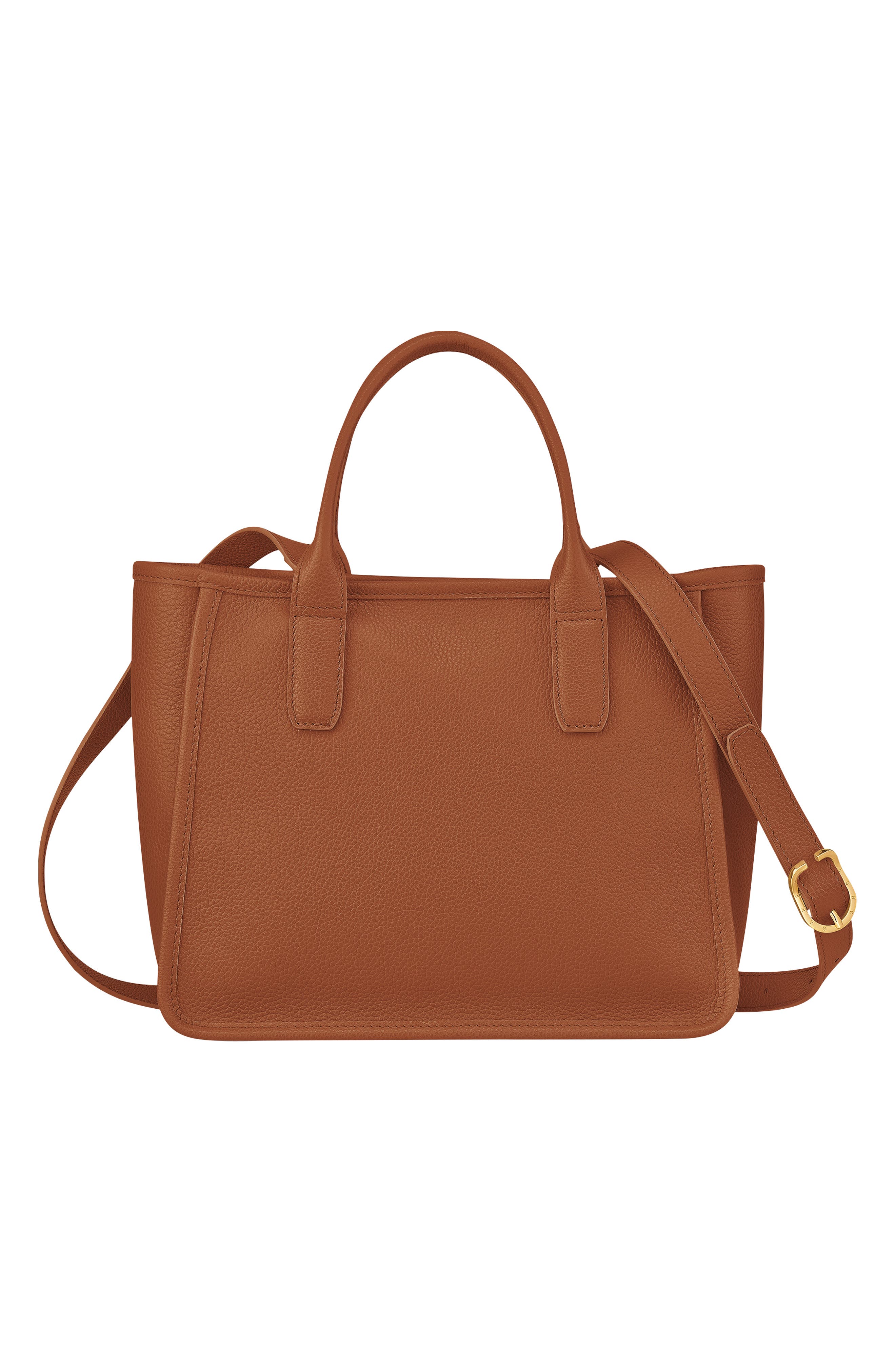 Longchamp Le Foulonné Leather Top Handle Bag, Alternate, color, 