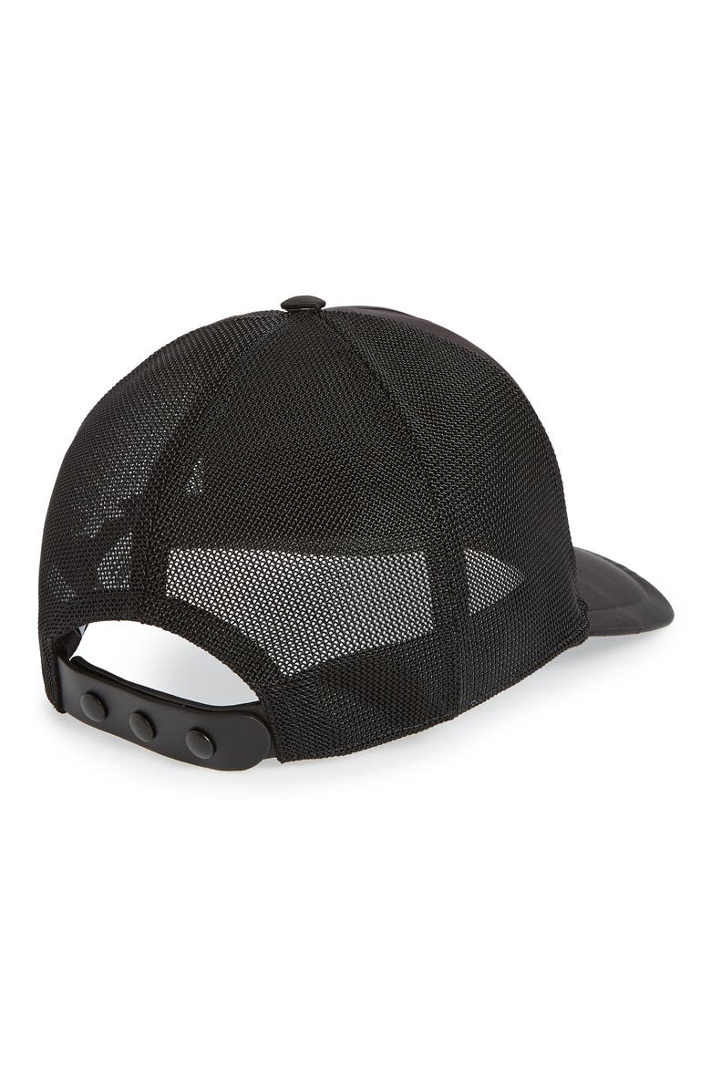 Puffer Nylon Baseball Cap, Alternate, color, BLACK