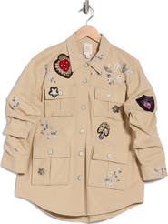 Cinq à Sept Embroidered Patch Jacket