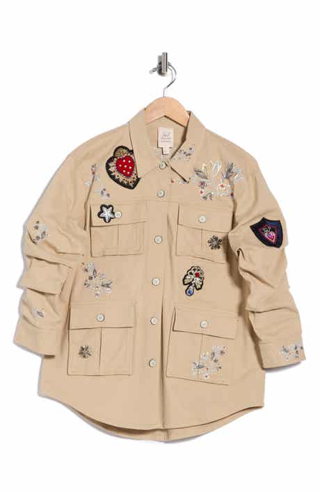 Embroidered Patch Jacket