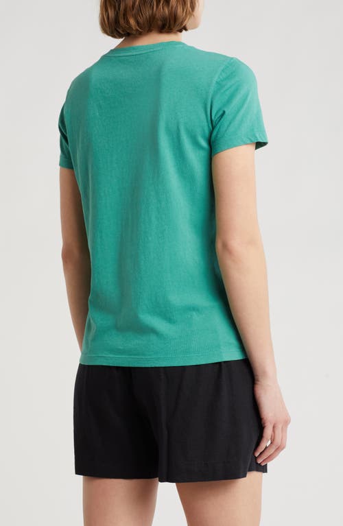 Madewell Soft Fade Cotton T-shirt In Green