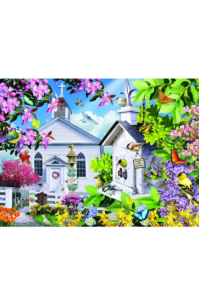 Sunsout Time for Church 1000 piece Jigsaw Puzzle for Adults, Alternate, color, Multicolor