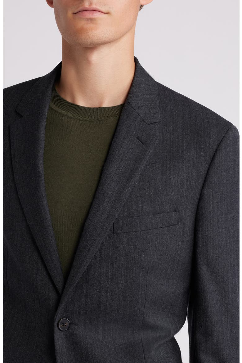 Chambers Herringbone Wool Blend Suit Jacket, Alternate, color, CHARCL MLT