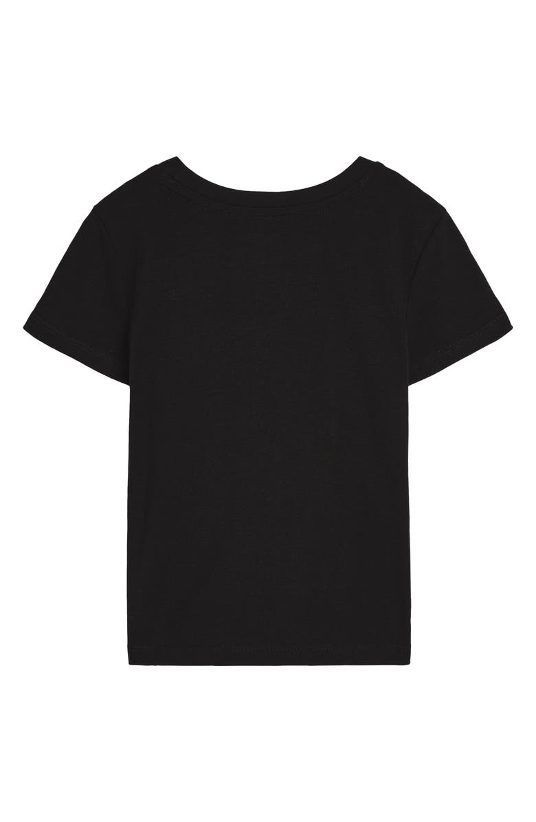 PUMA Kids' Bow Society Stretch Cotton T-Shirt, Alternate, color, Puma Black