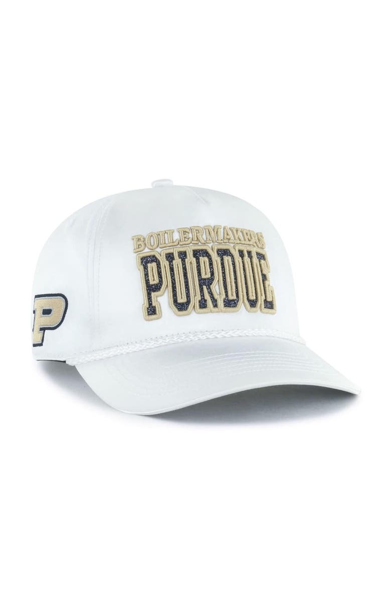 '47 Women's '47 White Purdue Boilermakers Outspoken Hitch Adjustable Hat, Main, color, White