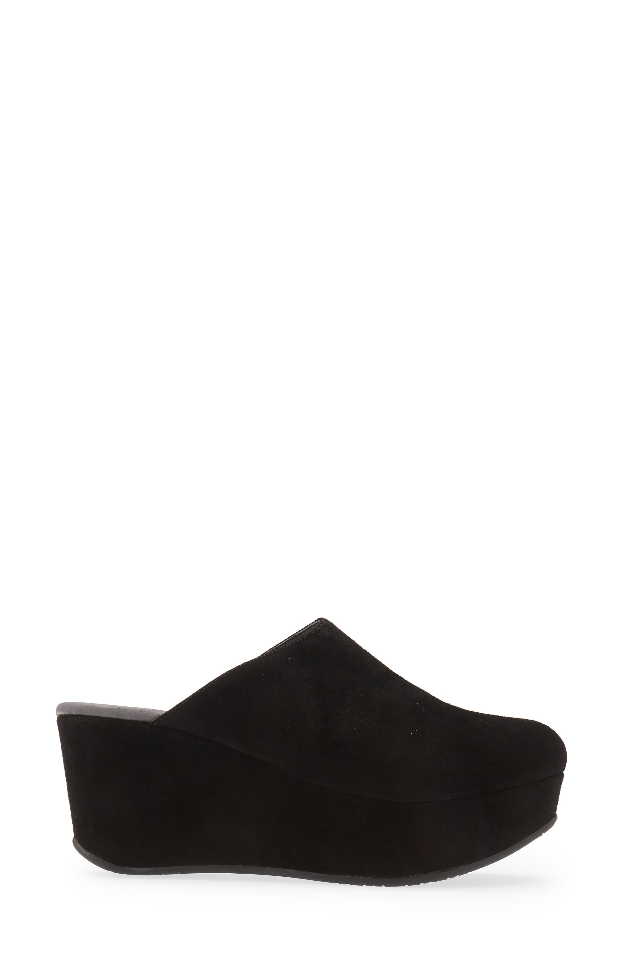 Chocolat Blu Yoma Platform Clog, Alternate, color, Black Suede