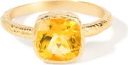 YS GEMS Solitaire Stone Ring