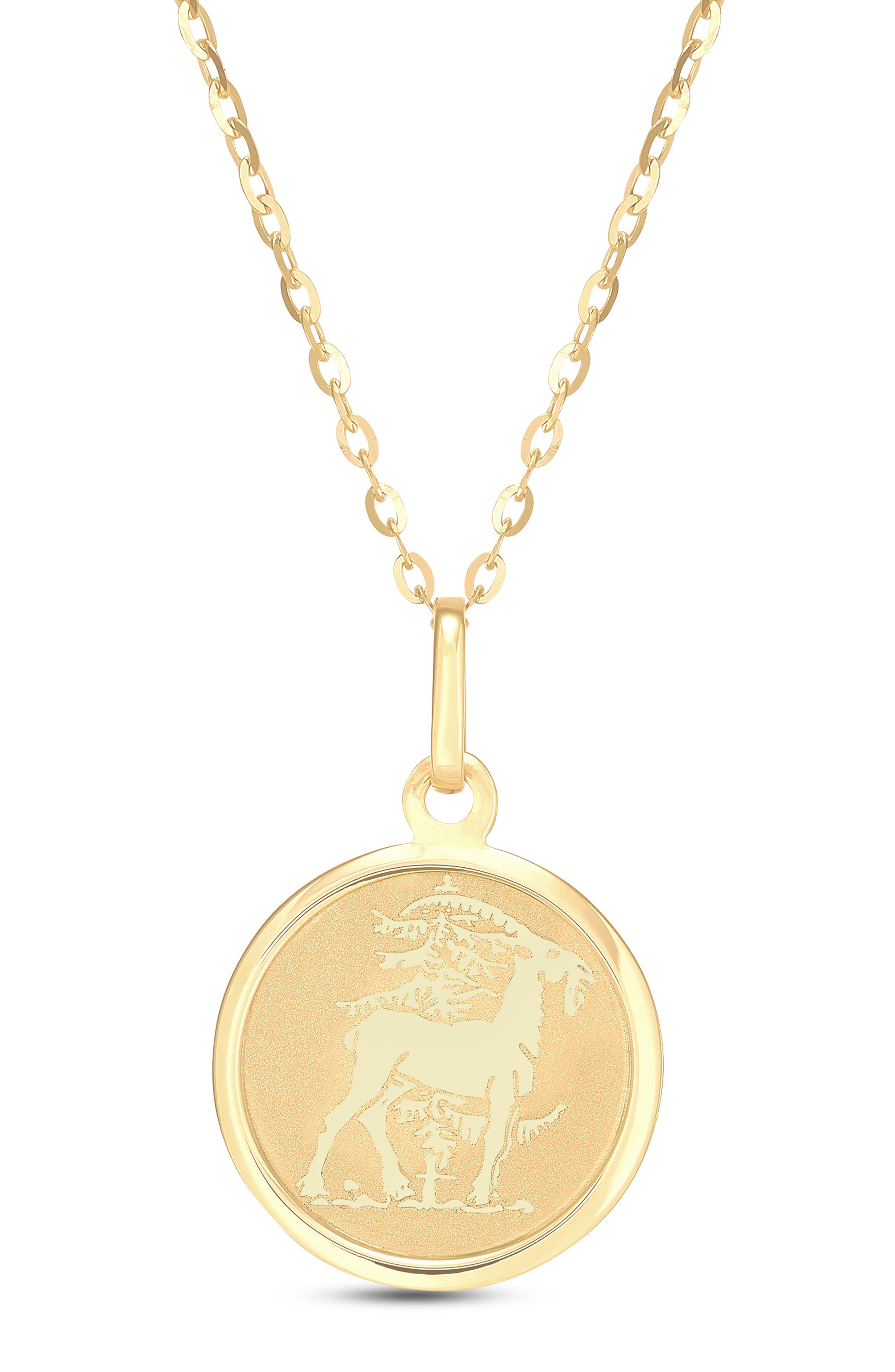 Frankie & Zoe Capricorn Pendant Necklace