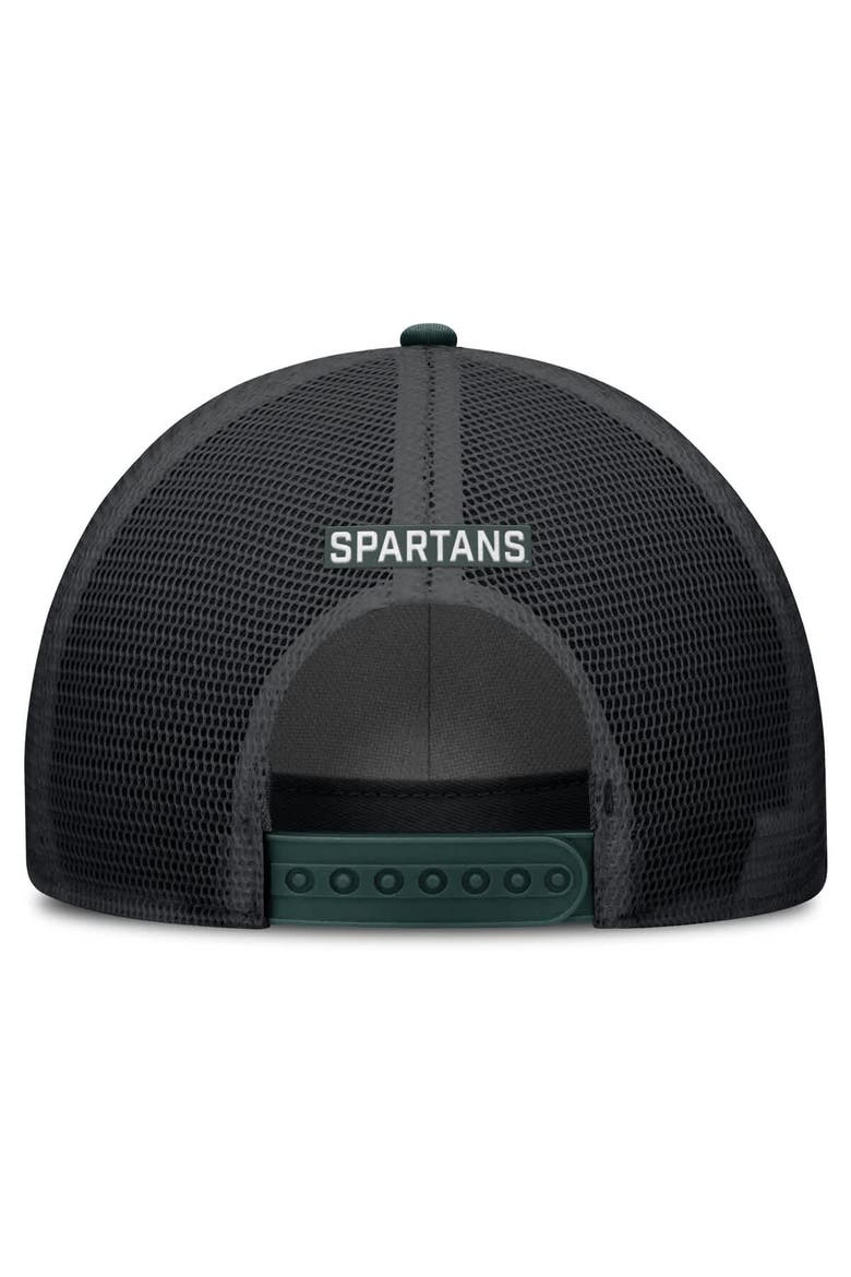 Men's Nike Green Michigan State Spartans Rise Primetime Trucker Adjustable Hat, Alternate, color, Green
