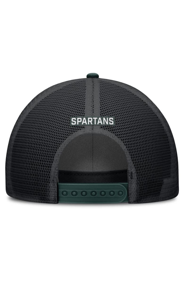 Nike Men's Nike Green Michigan State Spartans Rise Primetime Trucker Adjustable Hat, Alternate, color, Green