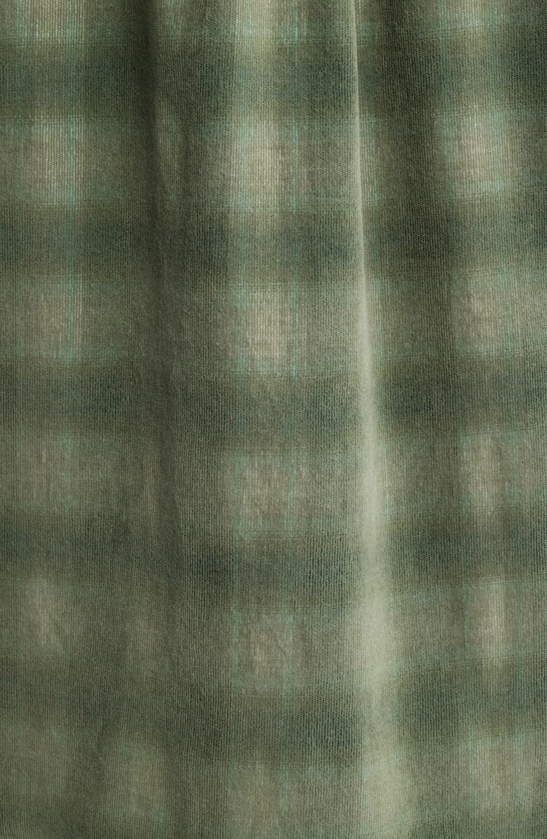 Tommy Bahama Coastline Cord Ombré Check Cordury Button-Up Shirt, Alternate, color, Army Green