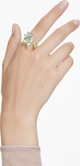 Gema Crystal Open Band Ring