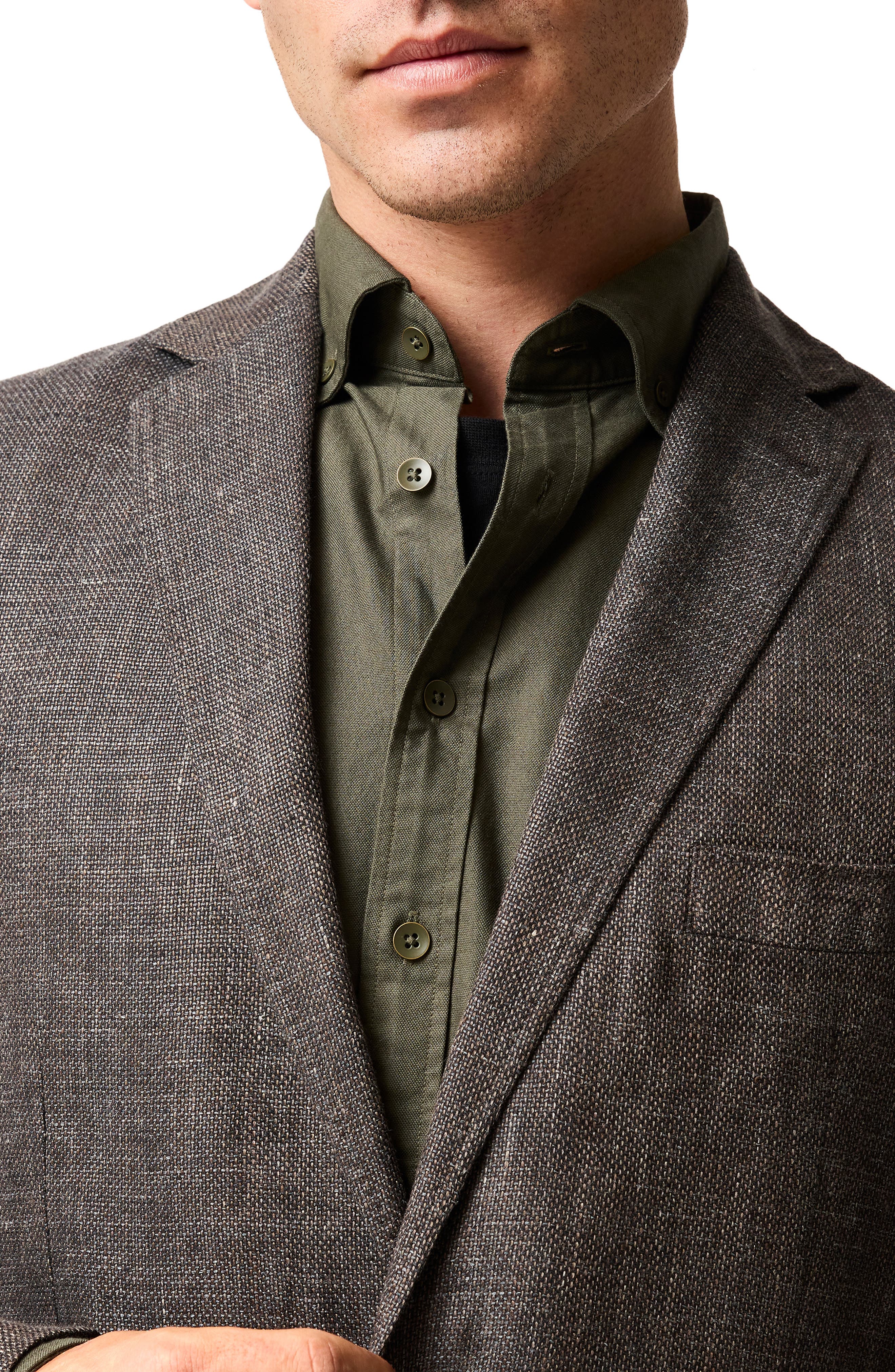 Мужские Rodd & Gunn The Cascades Slub Linen & Wool Sport Coat — фото 3