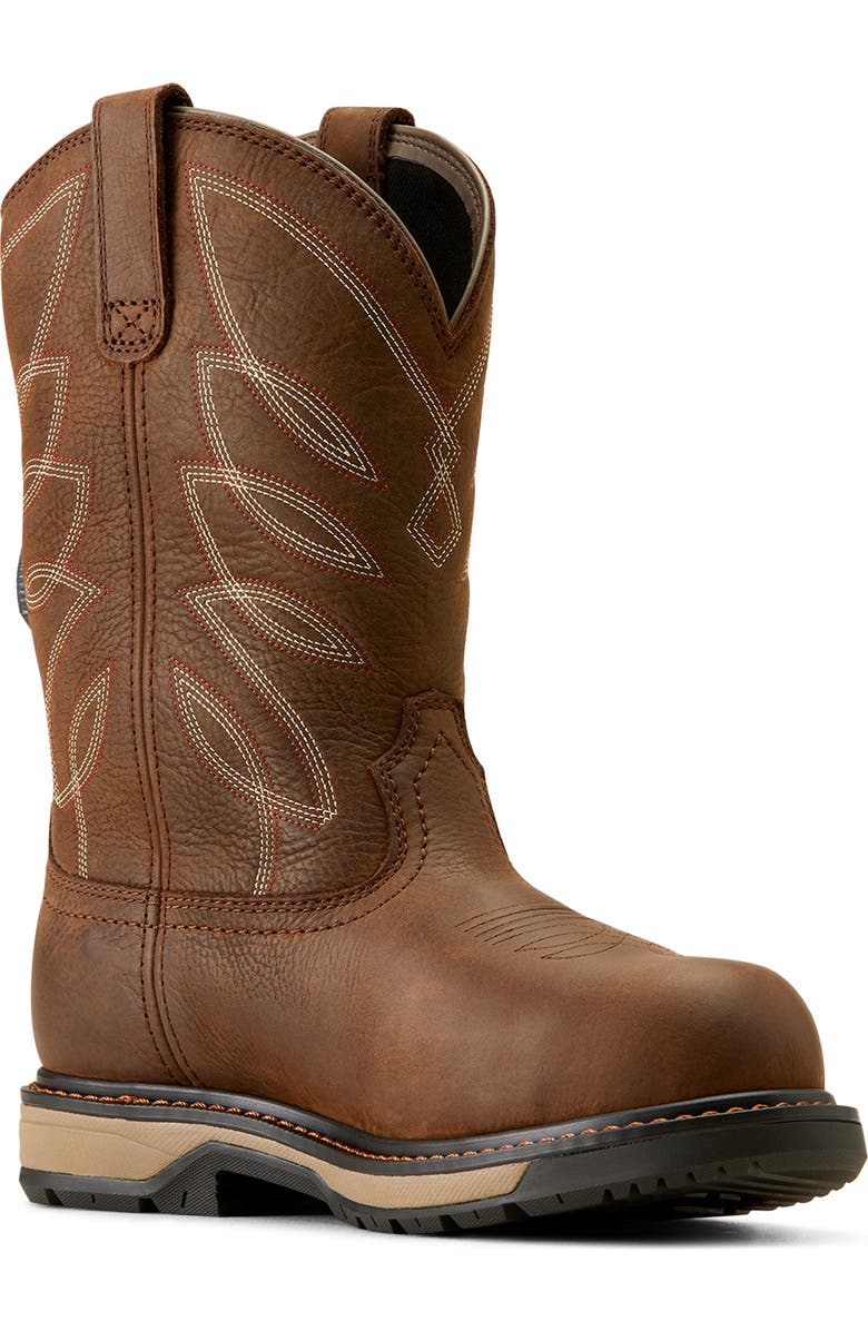 Ariat Riveter Pull-On Boot, Main, color, Brown