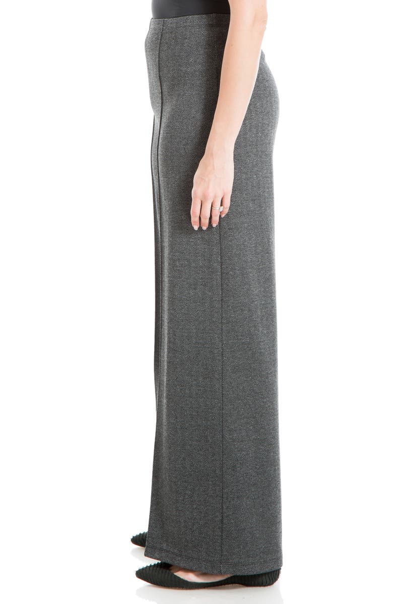 MAX STUDIO Herringbone Wide Leg Pants, Alternate, color, 