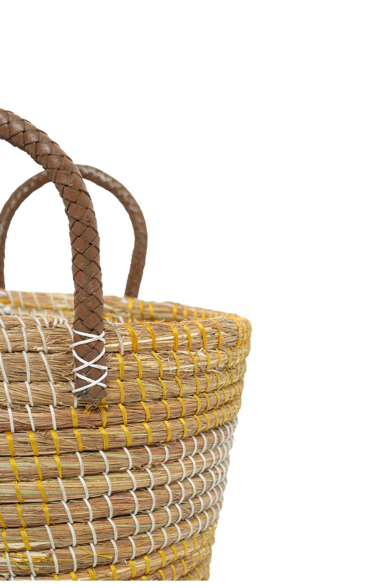 Wicker Village Moonj Basket, Alternate, color, Natural