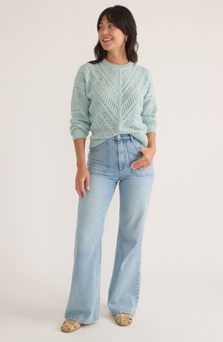 Marine Layer Brooke Textured Oversize Sweater, Alternate, color,